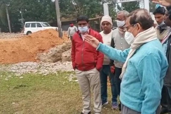 125 Years old Historical BKI Gallery demolished to make National Highway, CPI-M leader Badal Choudhury expressed resentment